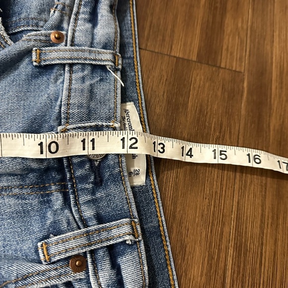 Abercrombie and fitch the ankle straight ultra high rise distressed size 28 or 6 - Picture 5 of 9